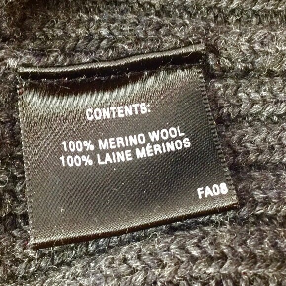 Smartwool 100% Merino Wool Cardigan Sweater Gray Full Zip Women's Size M - Picture 8 of 9